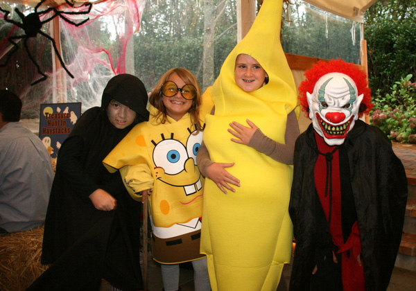  Larissa Troy and Annette Franey at the Halloween festival at the Reform Club in Amagansett on Saturday.