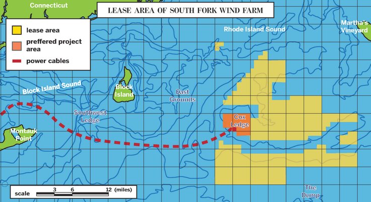 Lease Area Of South Fork Wind Farm