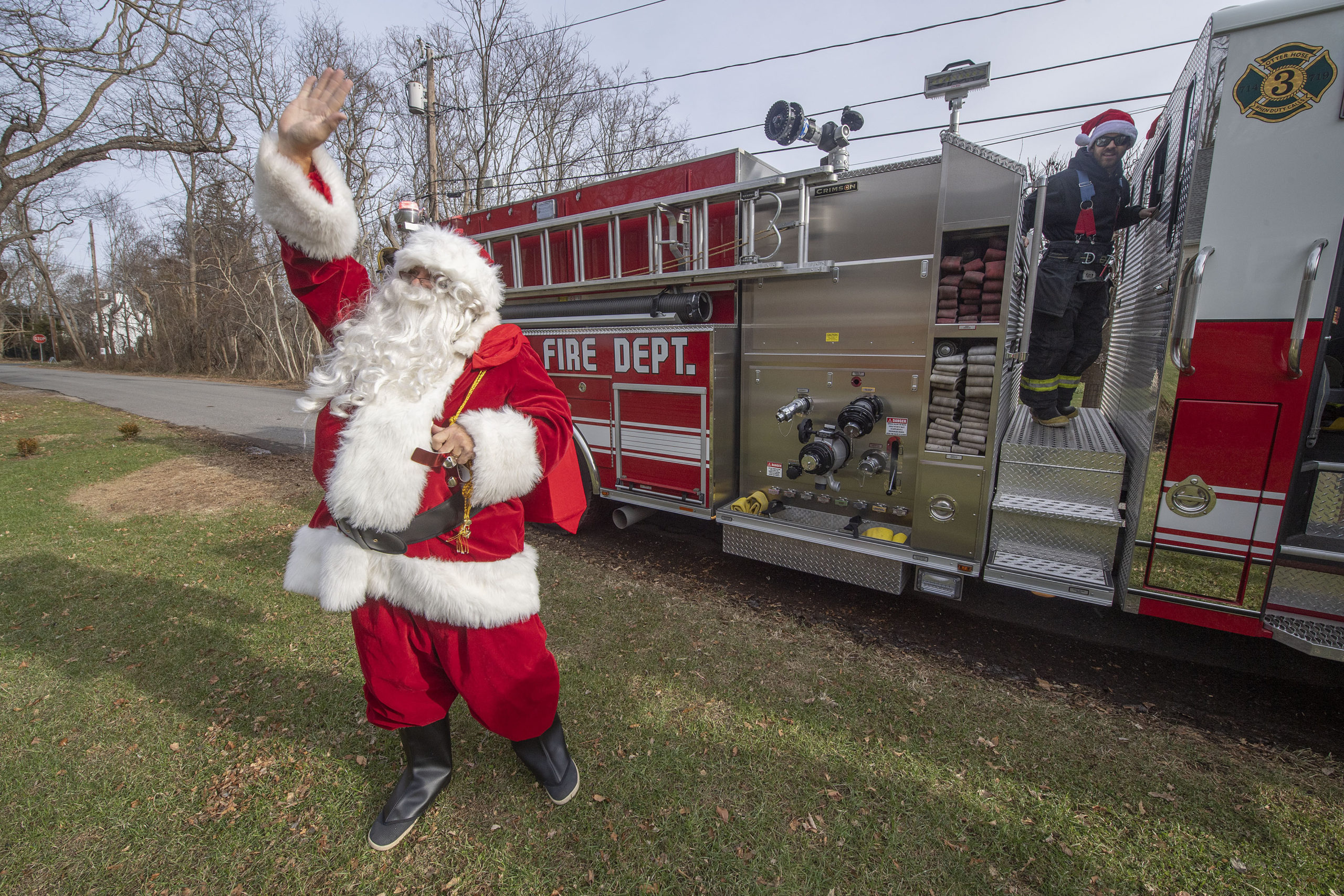 Santa arrives in North Haven on Saturday.