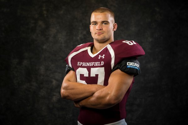 Hampton Bays grad Lukasz Sokol played his final game at Springield College this month. COURTESY SPRINGFIELD COLLEGE