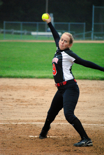 Kaci Koehne was 1 for 2 with a run in Pierson's 4-3 win over Port Jefferson.