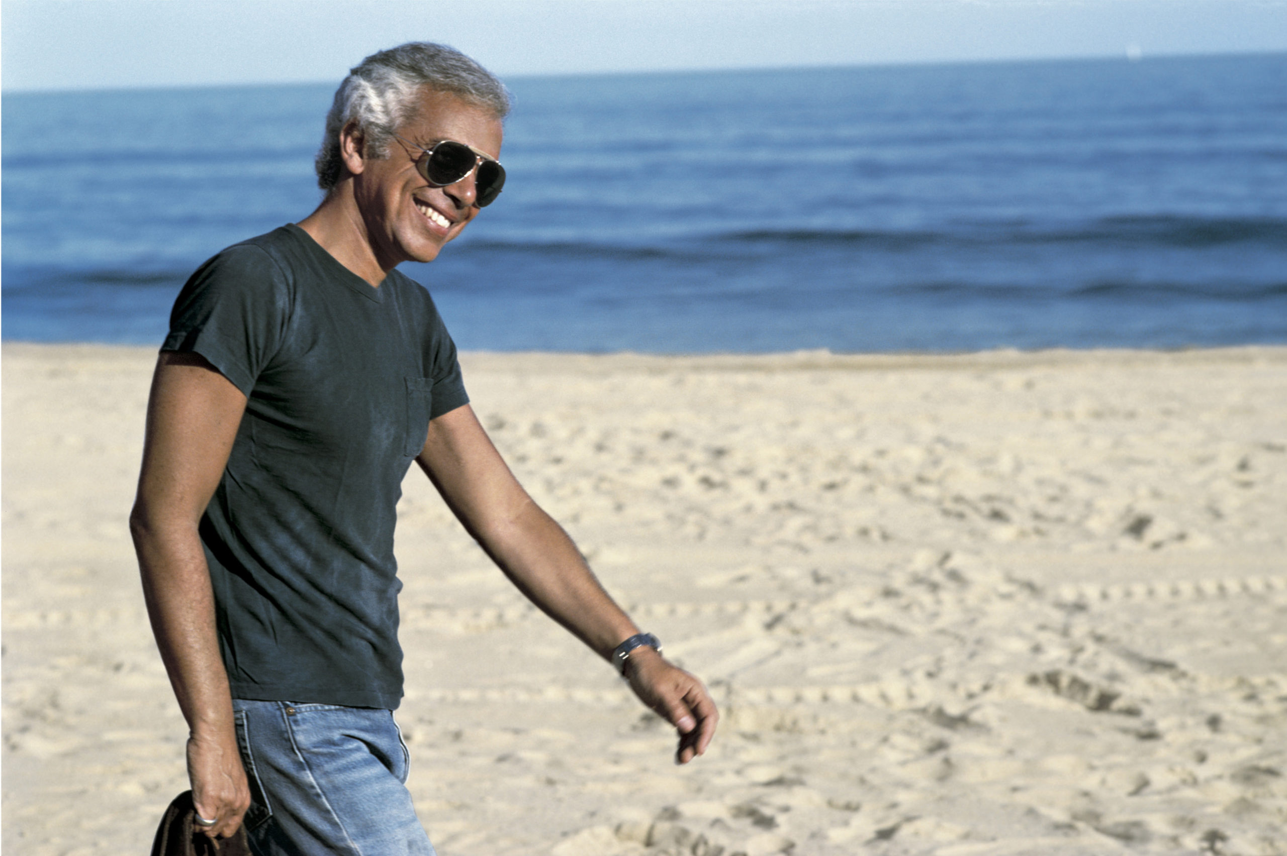 Ralph LaurenRalph (30s) on beach.