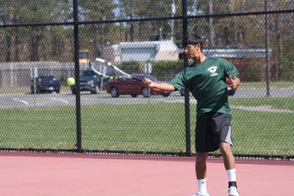 Zach Ellenhorn was part of the winning doubles team for Westhampton Beach. By CAILIN RILEY