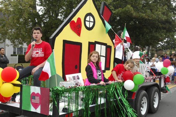 Kids Stock the House in the San Gennaro parade on Saturday.