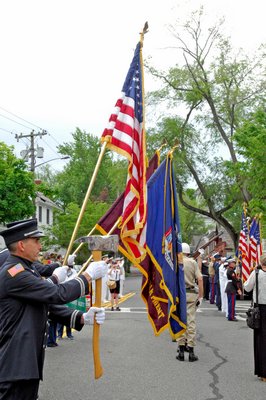 Memorial Day services were held on Monday morning in Sag Harbor.