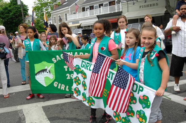 Girl Scout Troops 2996 and 152.
