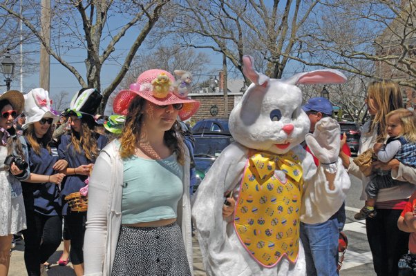 The Easter Bonnet Parade.