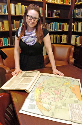  she kept a daily scrapbook of World War II happenings. COURTESY OF SUSAN AND LAMONT COCHRAN