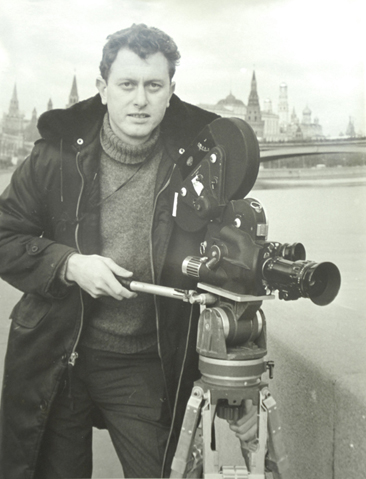 Filmmaker George Silano in the Soviet Union in the 1960s.