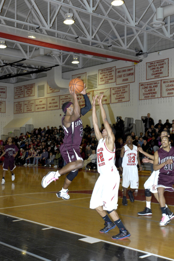 The fourth-seeded Southampton boys basketball team lost
