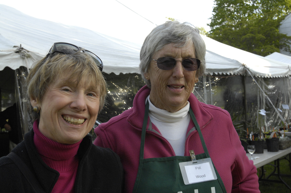 Barbara Butler and Pat Wood at the preview party on Friday evening for the Horticultural Alliance of the Hamptons 21st annual 