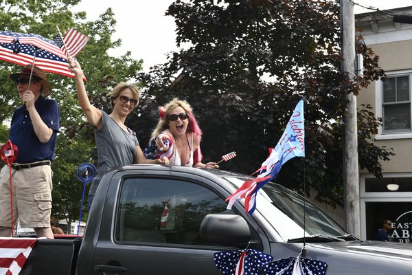 The Southampton Village July Fourth parade on Wednesday.