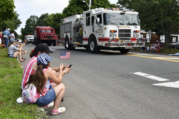 The Southampton Village July Fourth parade on Wednesday.