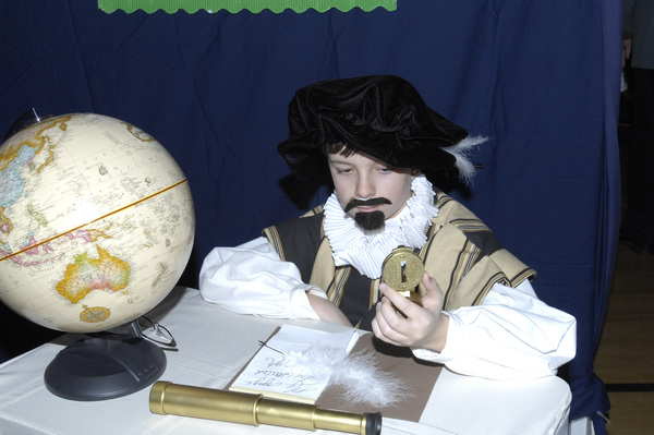 Patrick Lucyk as Sir Francis Drake.
