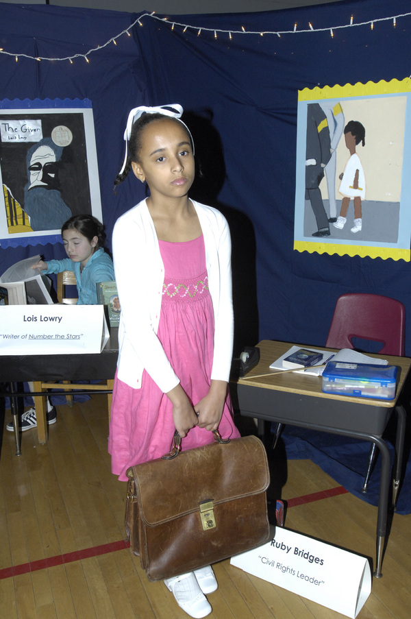 Alexandra Dudley as Ruby Bridges.