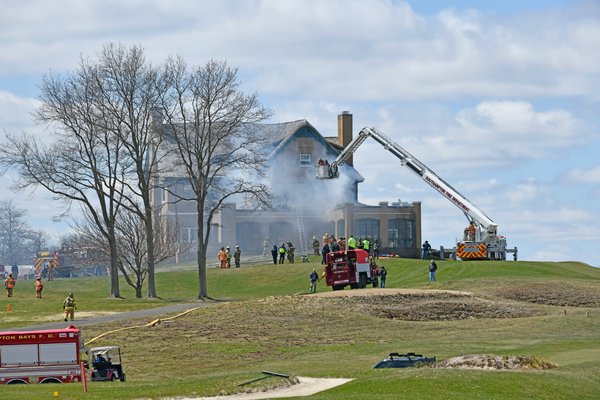 A fire broke out at the National Golf Links clubhouse sh