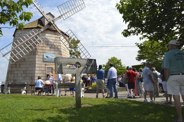 The Sag Harbor windmill was dedicated to former Sag Harbor mayor