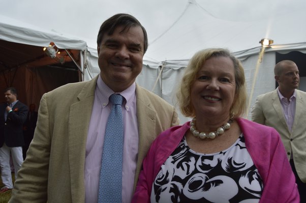 Steven Stolman and Rich Wilkie at Southampton Hospital's 56th Annual Summer Party on Saturday
