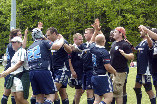The Montauk Rugby Club beat the top-seeded Naples on Saturday winning 26-21 in Cheswick