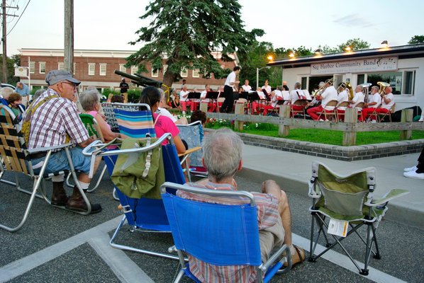 The crowd enjoys the Sag Harbor Community on Tuesday