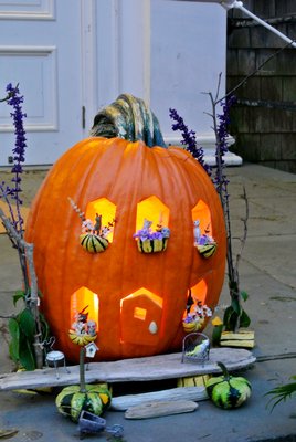 An entry in the Bridgehampton Lions Club Carving Contest.