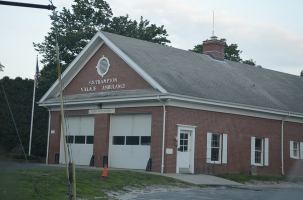 The current ambulance building on Meetinghouse Lane. BY ERIN MCKINLEY