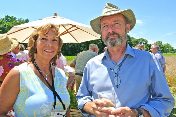  Margaret Sullivan and John Danzer at the Peconic Land Trust's 