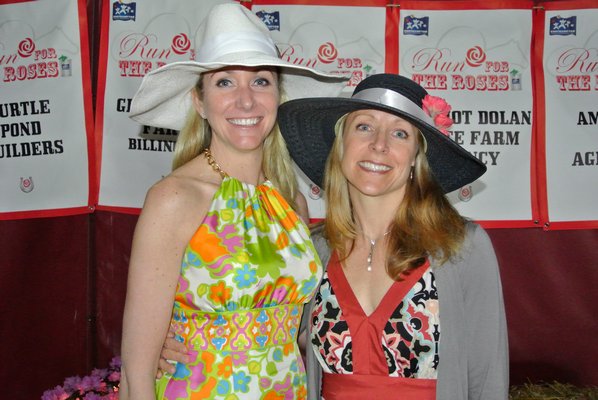  Andrea Morro and Dara Goldstein at the SYS Run for the Roses Kentucky Derby Party on Saturday evening.
