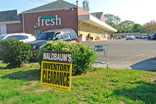 Waldbaum's in Southampton Village will be closing in early October. DANA SHAW