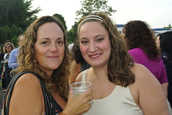 Effie Spiratos and Anastasia Karistras at the Dormition of the Virgin Mary Greek Orthodox Christian Church of the Hamptons Greek Night on Saturday. DANA SHAW