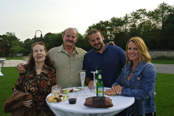  Eugenia Valliades and John Valliades at the Dormition of the Virgin Mary Greek Orthodox Christian Church of the Hamptons Greek Night on Saturday. DANA SHAW