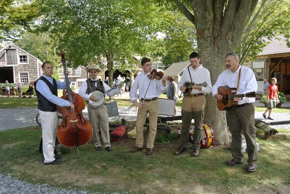The Feinberg Brothers perform at the Southampton Historical Museum's Harvest Day Fair.