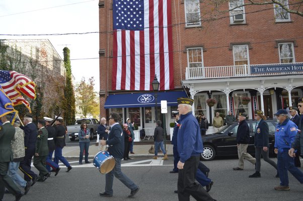 The annual Sag Harbor Village Veterans Day Parade
