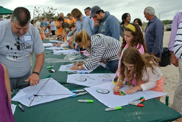 Kites For a Cure was held at Coopers Beach on Saturday.