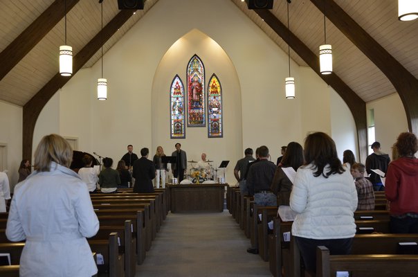 The Grace Presbyterian Church congregation will celebrate the purchase of its church building in Water Mill on May 19. By SHAYE WEAVER