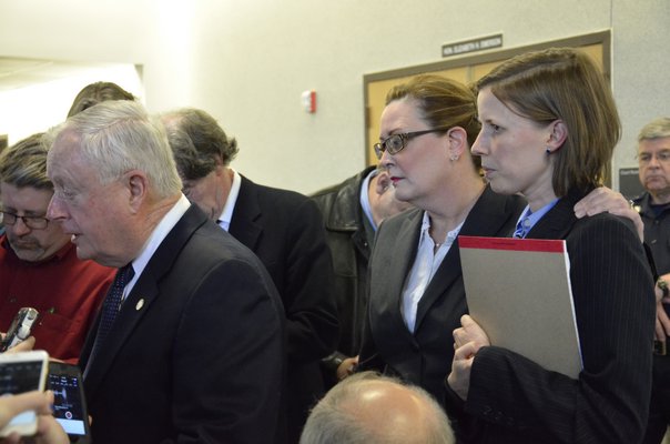 Suffolk County District Attorney Thomas Spota and the prosecution expressed their disappointment at Judge Barbara Kahn's 