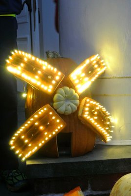 A windmill pumpkin.