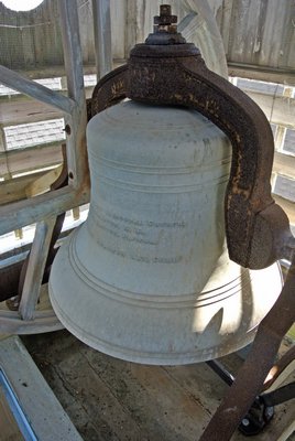 The bell at the Southampton United Methodist Church is ringing again just in time for the Easter holiday.   HERBERT SEQUEIRA