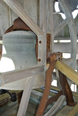 The bell at the Hamptons United Methodist Church is ringing again just in time for the Easter holiday.   HERBERT SEQUEIRA