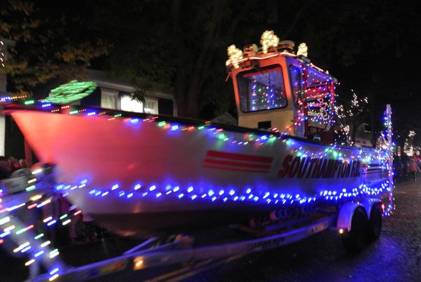 The annual Parade of Lights was held in Southampton Village on Saturday.