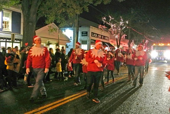 The annual Parade of Lights was held in Southampton Village on Saturday.