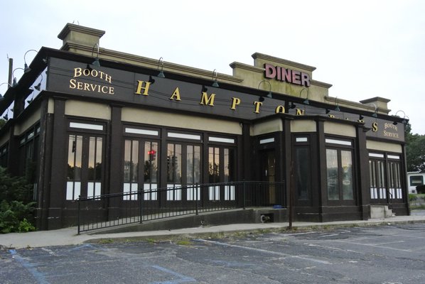 The site of the former Hampton Bays Diner. FILE PHOTO 