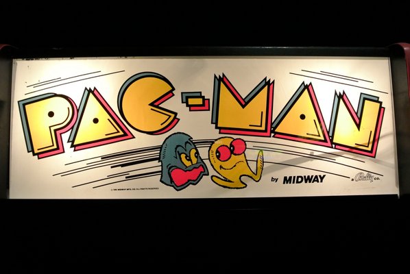 Pac Man is one of over the 100 video games John Bennet has in his personal arcade. DANA SHAW