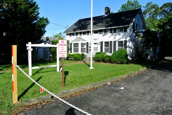The former site of the Hampton Bays Chamber of Commerce.  DANA SHAW