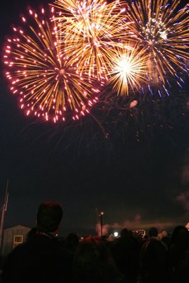 Fireworks on Long Wharf.