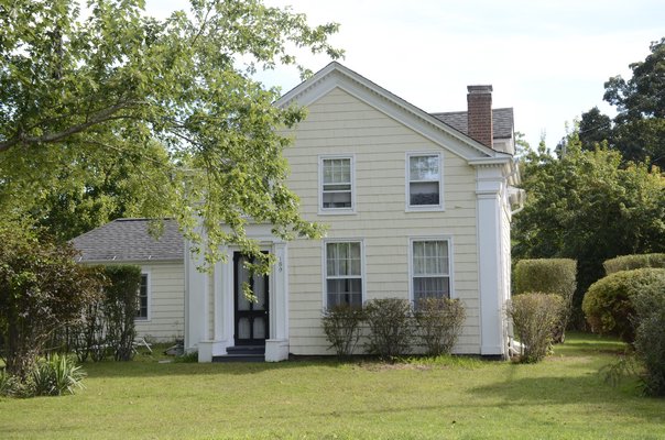 A Bridgehampton home built in the 19th century and owned by Captain Alanson Topping is being considered as an historic landmark by the Southampton Town Board. GREG WEHNER