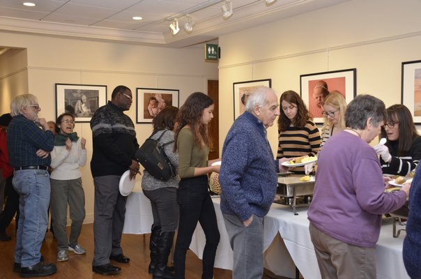 Southampton residents attended a breakfast at the Rogers Memorial Library in Southampton Village in memory of Martin Luther King Jr. on Monday morning. BY GREG WEHNER