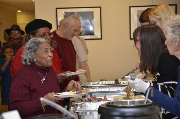 Southampton residents attended a breakfast at the Rogers Memorial Library in Southampton Village in memory of Martin Luther King Jr. on Monday morning. BY GREG WEHNER