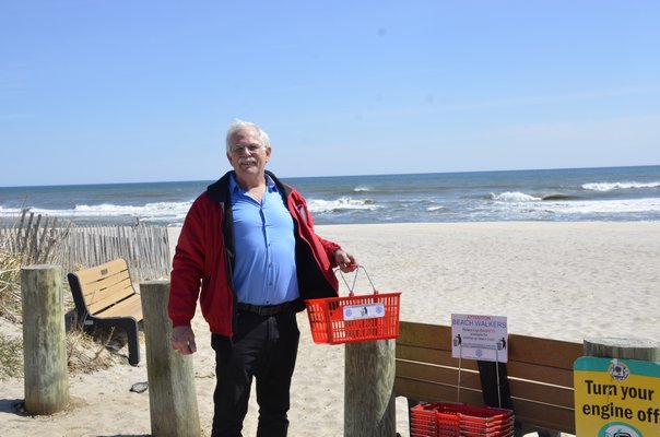  for people to carry and put garbage in when they walk on the beach. GREG WEHNER