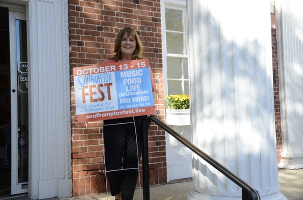 Julie Fitzgerald has worked worked with the SouthamptonFest committee to put together the popular festival. GREG WEHNER